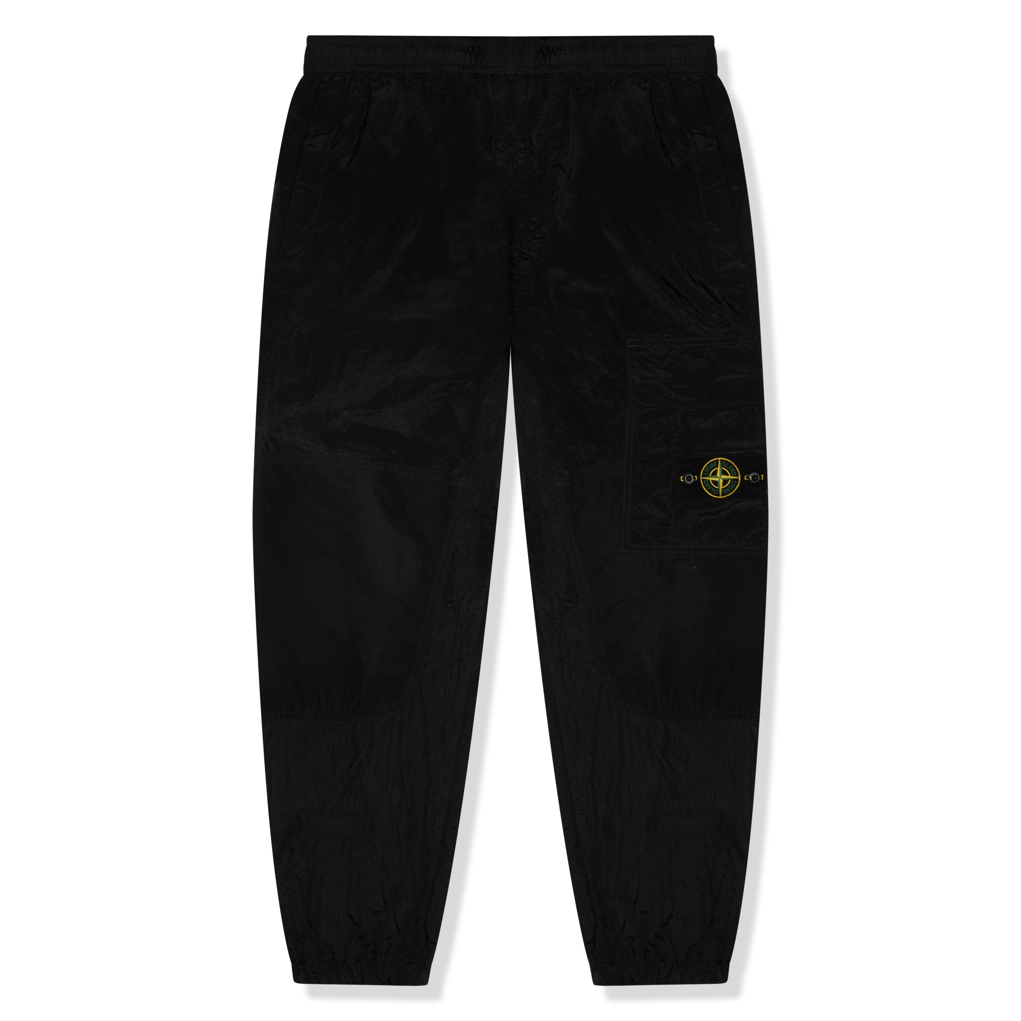Front view of Preloved - Stone Island Nylon Metal Black Cargo Pants 701530617